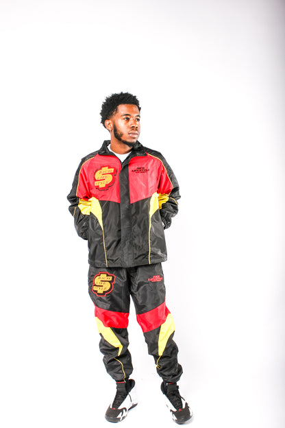 Black/red RLS tracksuit