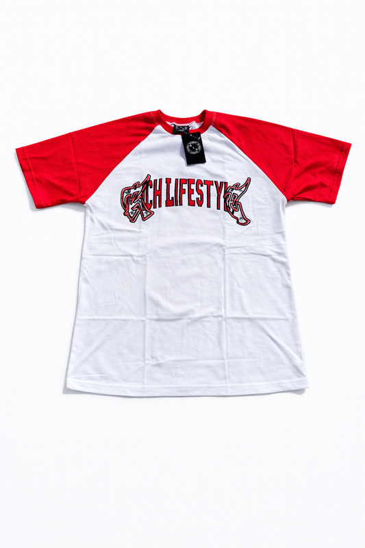 Born to get $$ two tone tee